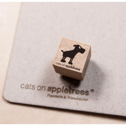cats on appletrees ミニスタンプ ☆犬 いぬ 右向き 動物 アニマル（Leopold v. Bollersbach）☆